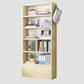 Contemporary Wood Bookshelf Standard Shelf Bookcase for Home Office