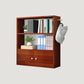 Contemporary Wood Bookshelf Standard Shelf Bookcase for Home Office