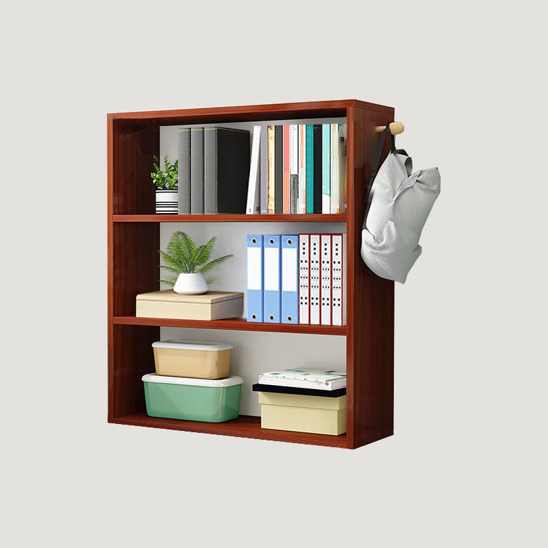 Contemporary Wood Bookshelf Standard Shelf Bookcase for Home Office