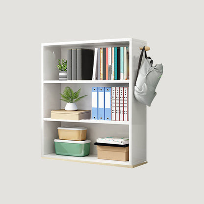 Contemporary Wood Bookshelf Standard Shelf Bookcase for Home Office