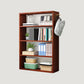 Contemporary Wood Bookshelf Standard Shelf Bookcase for Home Office
