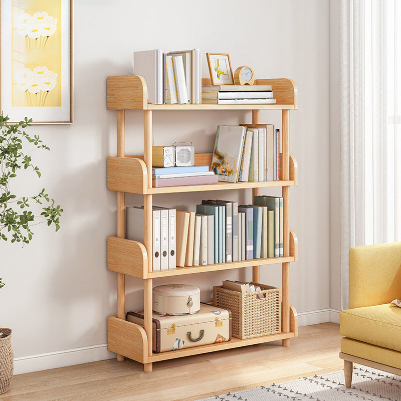 Contemporary Wood Bookcase Etagere Bookshelf for Home Office