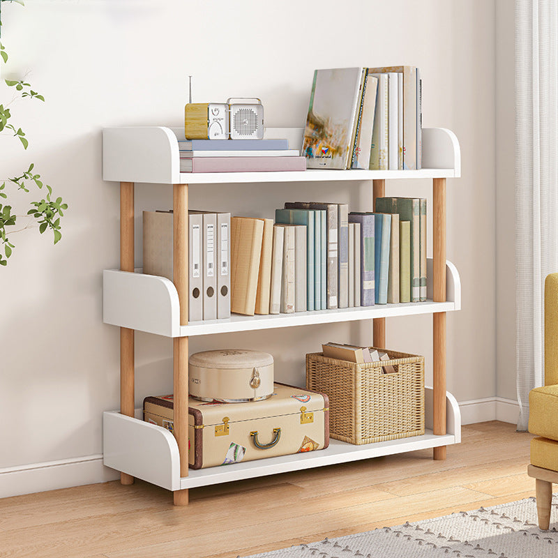 Contemporary Wood Bookcase Etagere Bookshelf for Home Office