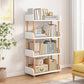 Contemporary Wood Bookcase Etagere Bookshelf for Home Office