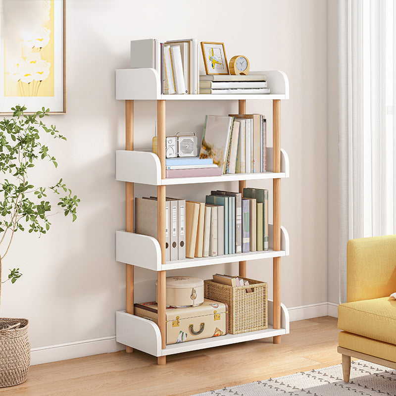 Contemporary Wood Bookcase Etagere Bookshelf for Home Office