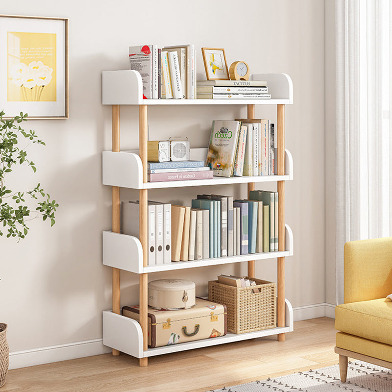 Contemporary Wood Bookcase Etagere Bookshelf for Home Office