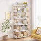 Contemporary Wood Bookcase Etagere Bookshelf for Home Office