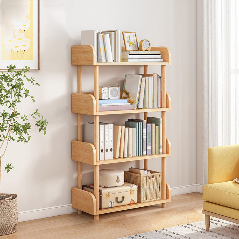 Contemporary Wood Bookcase Etagere Bookshelf for Home Office