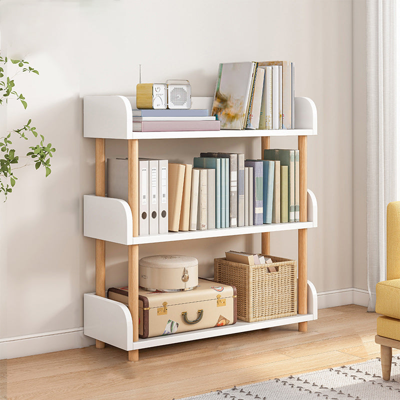 Contemporary Wood Bookcase Etagere Bookshelf for Home Office