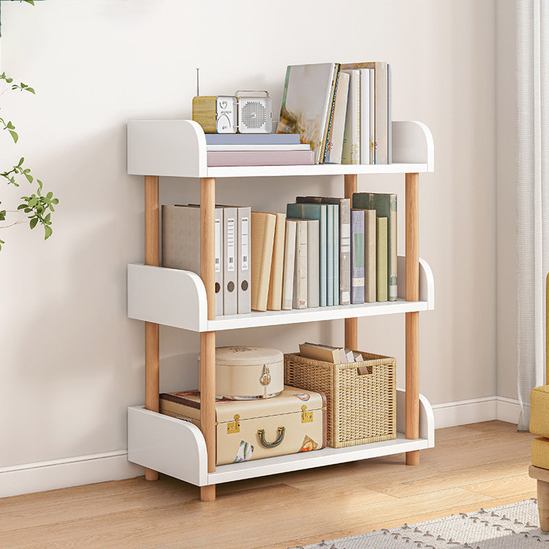 Contemporary Wood Bookcase Etagere Bookshelf for Home Office
