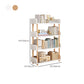 Contemporary Wood Bookcase Etagere Bookshelf for Home Office