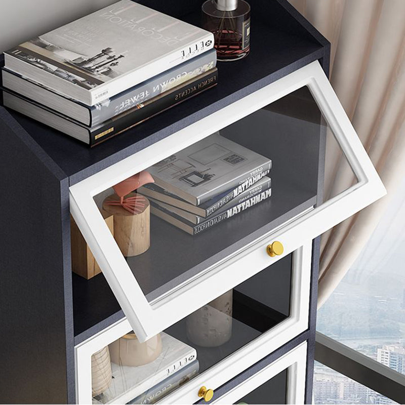 Contemporary Wood Bookshelf Standard Book Shelf for Home Office 11.8" Wide Clearhalo 'Bookcases' 'furn' 'furn_bookcases' 'Furniture' 'Office Furniture' 6335719