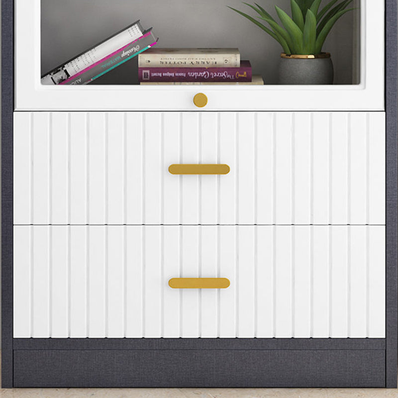 Contemporary Wood Bookshelf Standard Book Shelf for Home Office 11.8" Wide Clearhalo 'Bookcases' 'furn' 'furn_bookcases' 'Furniture' 'Office Furniture' 6335722