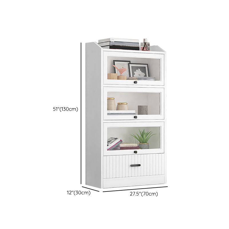 Contemporary Wood Bookshelf Standard Book Shelf for Home Office 11.8" Wide Clearhalo 'Bookcases' 'furn' 'furn_bookcases' 'Furniture' 'Office Furniture' 6335729