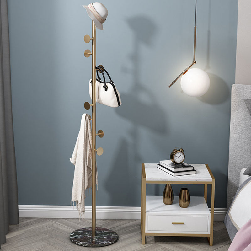 Moderno Hall Stand Metal Freing Standing With Hooks Entry Hall Árbol