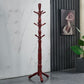 71"H Solid Wood Coat Rack European Style Hanger Ash Wood Modern Hall Tree 20"L x 20"W x 73"H Red Clearhalo 'Entry & Mudroom Furniture' 'furn' 'furn_hall_tree_coat_racks' 'Furniture' 'Hall Trees & Coat Racks' 'hall_tree_coat_racks' 6335868
