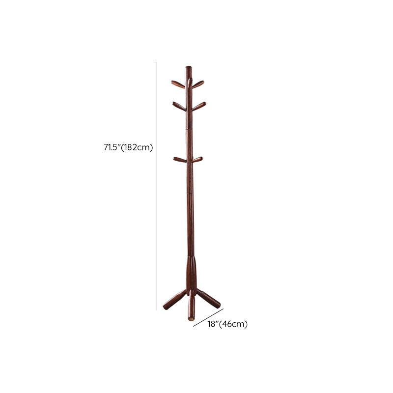 71"H Solid Wood Coat Rack European Style Hanger Ash Wood Modern Hall Tree Clearhalo 'Entry & Mudroom Furniture' 'furn' 'furn_hall_tree_coat_racks' 'Furniture' 'Hall Trees & Coat Racks' 'hall_tree_coat_racks' 6335885