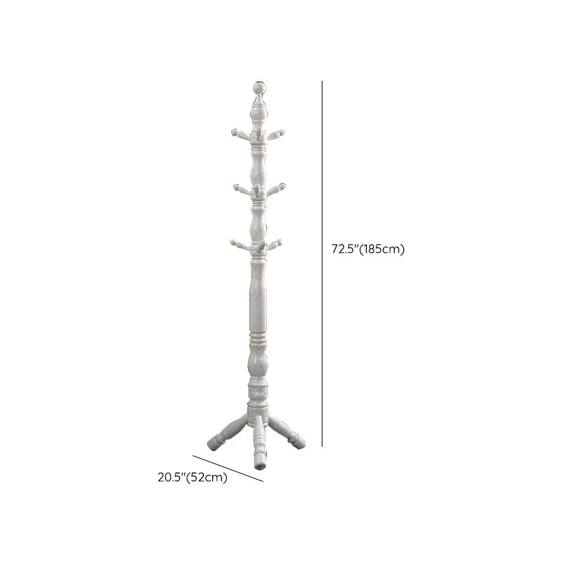 71"H Solid Wood Coat Rack European Style Hanger Ash Wood Modern Hall Tree Clearhalo 'Entry & Mudroom Furniture' 'furn' 'furn_hall_tree_coat_racks' 'Furniture' 'Hall Trees & Coat Racks' 'hall_tree_coat_racks' 6335889