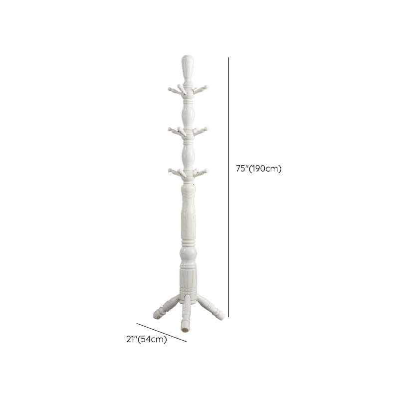 71"H Solid Wood Coat Rack European Style Hanger Ash Wood Modern Hall Tree Clearhalo 'Entry & Mudroom Furniture' 'furn' 'furn_hall_tree_coat_racks' 'Furniture' 'Hall Trees & Coat Racks' 'hall_tree_coat_racks' 6335890