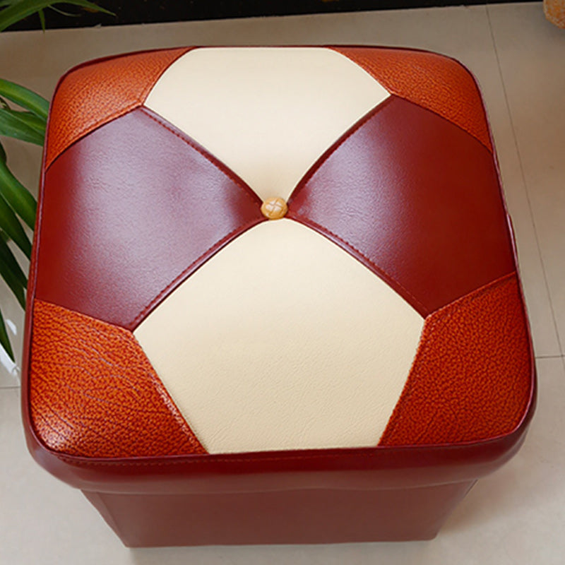 Black Water Resistant Pouf Color Piece Square Pouf for Home Decor Clearhalo 'furn' 'furn_ottomans_poufs' 'Furniture' 'Living Room Furniture' 'Ottomans & Poufs' 'ottomans_poufs' 6336035