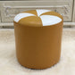 Purple Modern Round Pouf Stain Resistant Color Piece Pouf for Living Room Lemon Yellow 1 Piece Clearhalo 'furn' 'furn_ottomans_poufs' 'Furniture' 'Living Room Furniture' 'Ottomans & Poufs' 'ottomans_poufs' 6336067