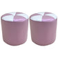 Purple Modern Round Pouf Stain Resistant Color Piece Pouf for Living Room Pink 2 Piece Set Clearhalo 'furn' 'furn_ottomans_poufs' 'Furniture' 'Living Room Furniture' 'Ottomans & Poufs' 'ottomans_poufs' 6336068