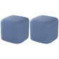 Orange Modern Pouf Square Stain Resistant Pouf for Home Decor Gray-Blue 2 Piece Set Clearhalo 'furn' 'furn_ottomans_poufs' 'Furniture' 'Living Room Furniture' 'Ottomans & Poufs' 'ottomans_poufs' 6336090