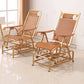 Rocker moderne en osier tissé Rope pliable et fauteuil inclinable résistant aux intempéries