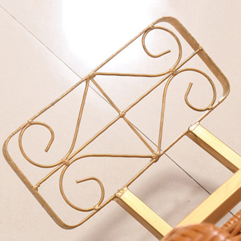 Rocker moderne en osier tissé Rope pliable et fauteuil inclinable résistant aux intempéries