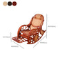 Conventional Rocking Chair Rattan Frame Solid Color Spindle Backrest Indoor Rocking Chair Clearhalo 'Chairs & Seating' 'furn' 'furn_rocking_chairs' 'Furniture' 'Living Room Furniture' 'Rocking Chairs' 'rocking_chairs' 6336181