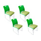 Contemporary Armless Guest Chair Mid Back Plastic Conference Chair 4 Piece Set Green Clearhalo 'furn' 'furn_office_chair' 'Furniture' 'Office Chairs' 'Office Furniture' 'office_chair' 6336195