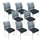 Contemporary Armless Guest Chair Mid Back Plastic Conference Chair 8 Piece Set Gray Clearhalo 'furn' 'furn_office_chair' 'Furniture' 'Office Chairs' 'Office Furniture' 'office_chair' 6336212