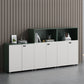 Nordic Style File Cabinets Solid Wood White Horizontal File Cabinet Office Clearhalo 'Filing Cabinets' 'filling_cabinets' 'furn' 'furn_filling_cabinets' 'Furniture' 'Office Furniture' 6336312