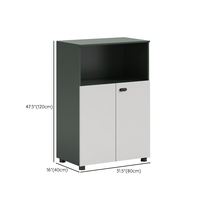 Nordic Style File Cabinets Solid Wood White Horizontal File Cabinet Office Clearhalo 'Filing Cabinets' 'filling_cabinets' 'furn' 'furn_filling_cabinets' 'Furniture' 'Office Furniture' 6336319