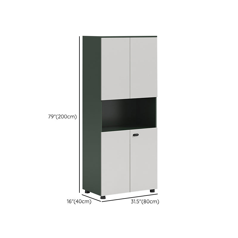 Nordic Style File Cabinets Solid Wood White Horizontal File Cabinet Office Clearhalo 'Filing Cabinets' 'filling_cabinets' 'furn' 'furn_filling_cabinets' 'Furniture' 'Office Furniture' 6336320