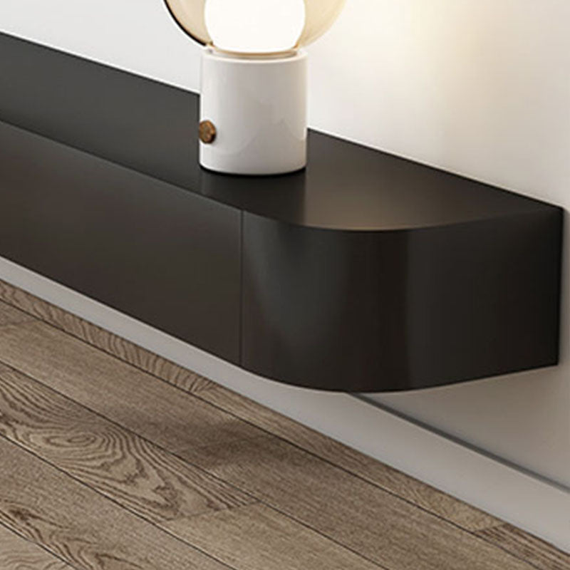 Modern TV Stand - Floating Mount TV Console in Black/ White/ Gray Clearhalo 'furn' 'furn_tv_stands_entertainment_centers' 'Furniture' 'Living Room Furniture' 'TV Stands & Entertainment Centers' 'TV Stands & Media Storage Furniture' 'tv_stands_entertainment_centers' 6336591