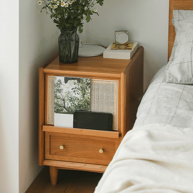 Comodino rattan comodino moderno comodino minimalista con cassetti