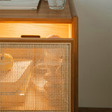 Comodino rattan comodino moderno comodino minimalista con cassetti