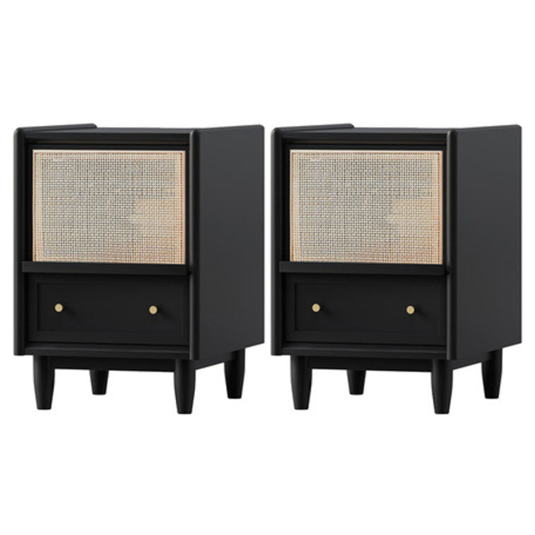 Comodino rattan comodino moderno comodino minimalista con cassetti