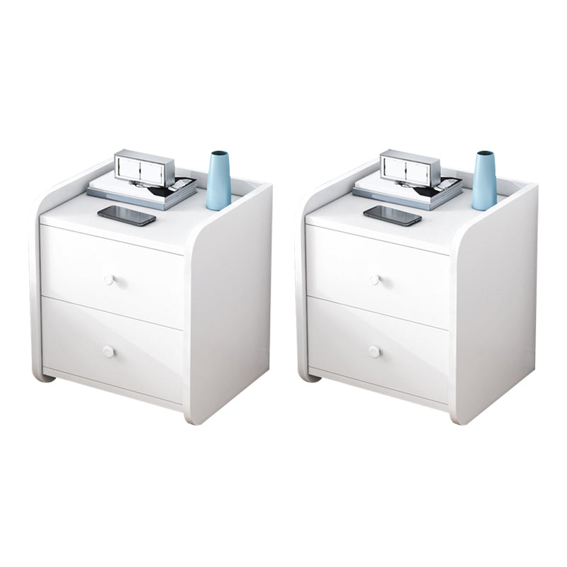 Tavolo accento contemporaneo tavolo da stoccaggio dei cassetti comodini con 1 scaffale