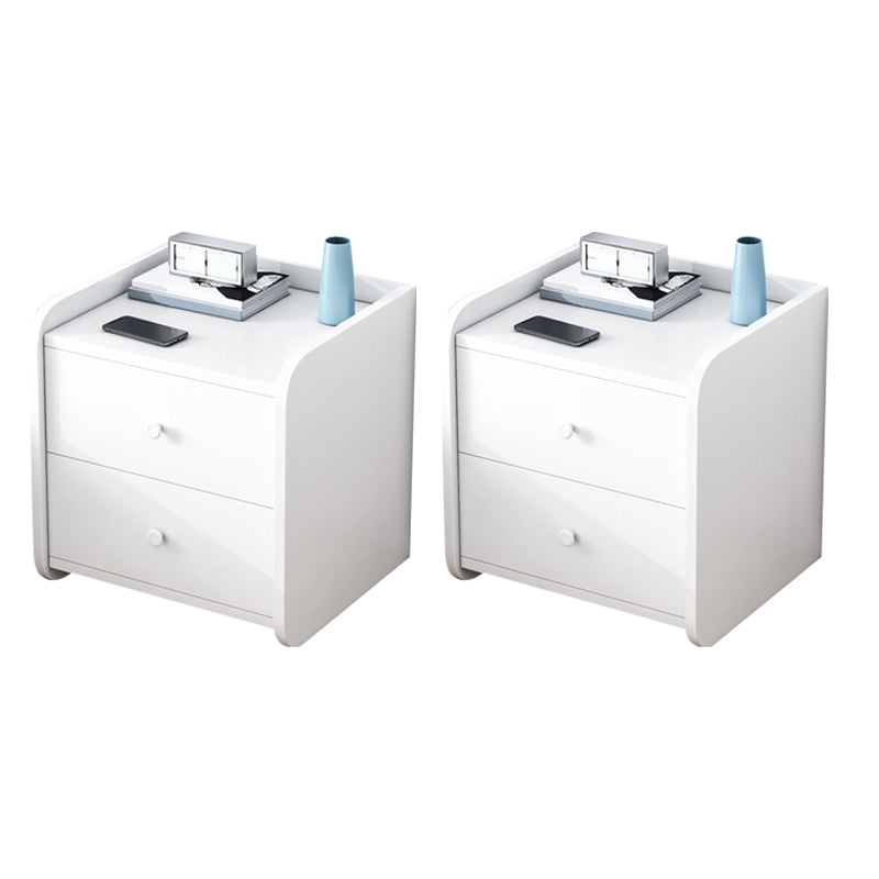 Tavolo accento contemporaneo tavolo da stoccaggio dei cassetti comodini con 1 scaffale