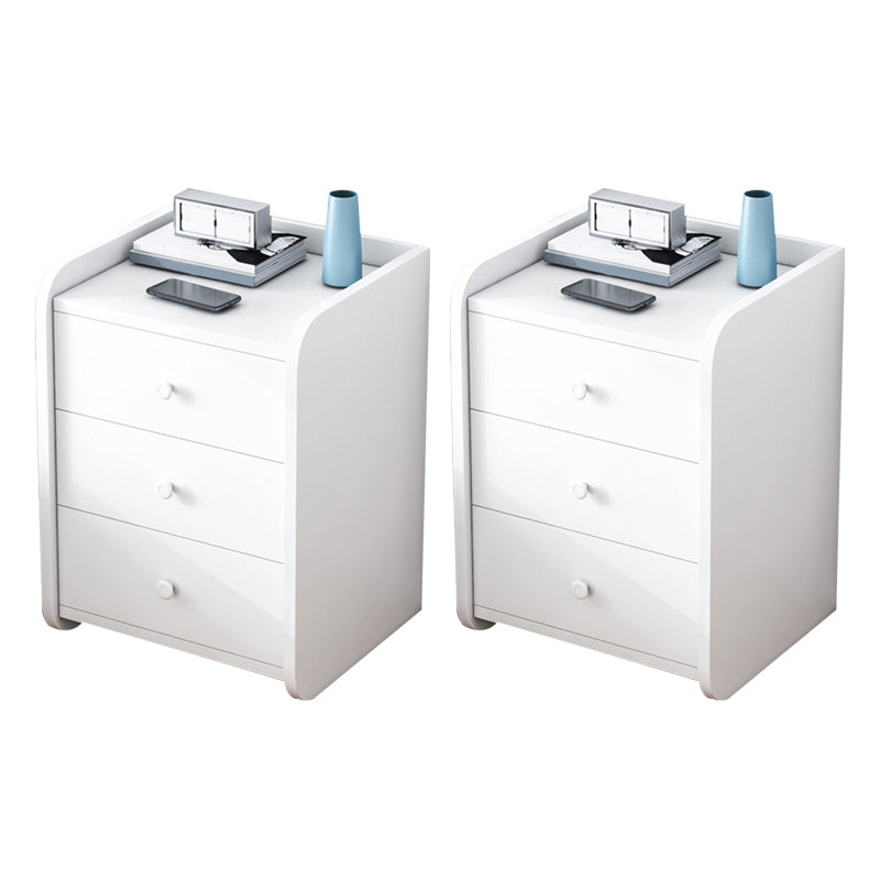 Tavolo accento contemporaneo tavolo da stoccaggio dei cassetti comodini con 1 scaffale