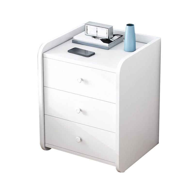 Tavolo accento contemporaneo tavolo da stoccaggio dei cassetti comodini con 1 scaffale