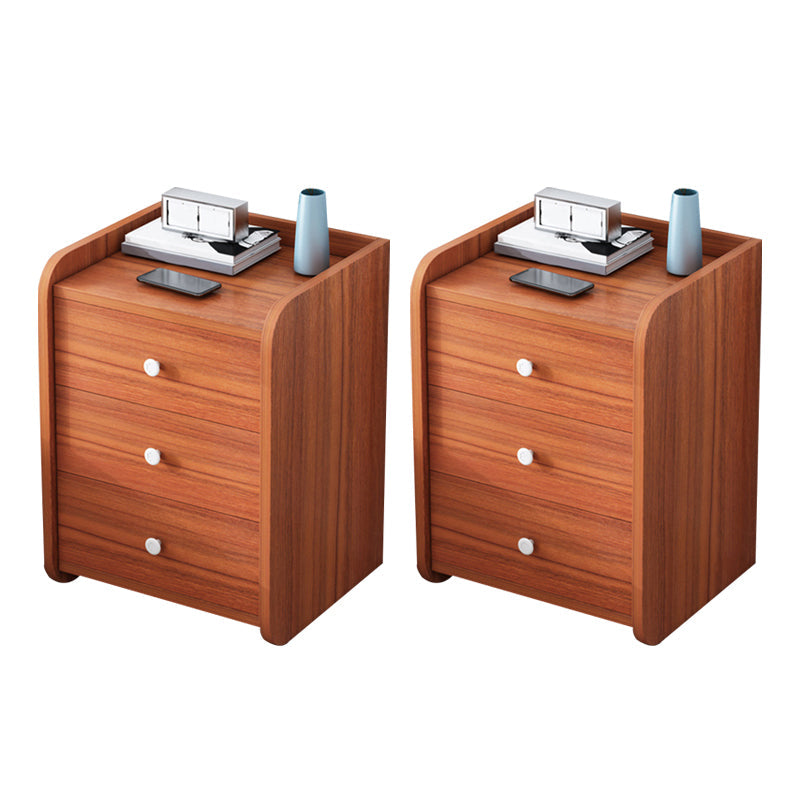 Tavolo accento contemporaneo tavolo da stoccaggio dei cassetti comodini con 1 scaffale