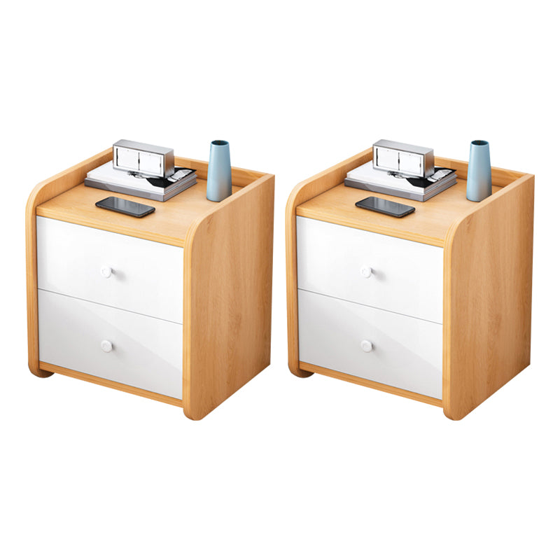 Tavolo accento contemporaneo tavolo da stoccaggio dei cassetti comodini con 1 scaffale