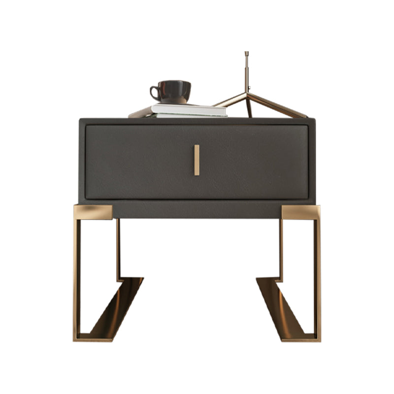 Comodino in legno in legno massiccio mobile contemporaneo con cassetto