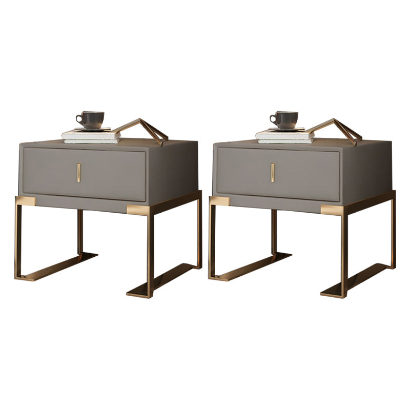 Comodino in legno in legno massiccio mobile contemporaneo con cassetto