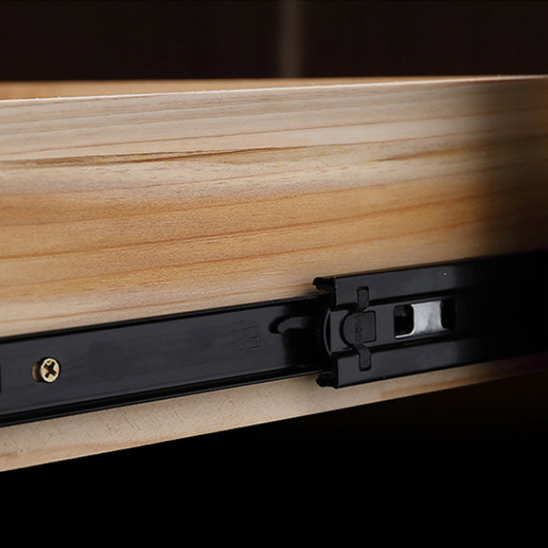 Comodino in legno in legno massiccio mobile contemporaneo con cassetto