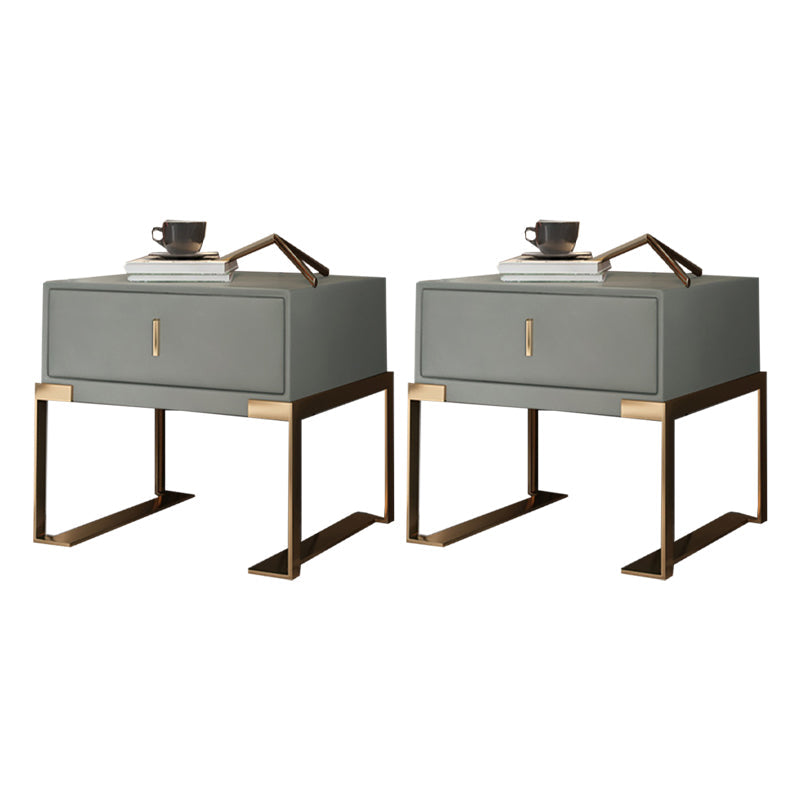 Comodino in legno in legno massiccio mobile contemporaneo con cassetto