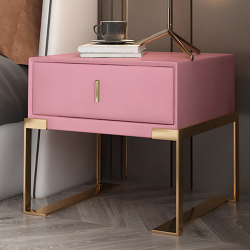 Comodino in legno in legno massiccio mobile contemporaneo con cassetto